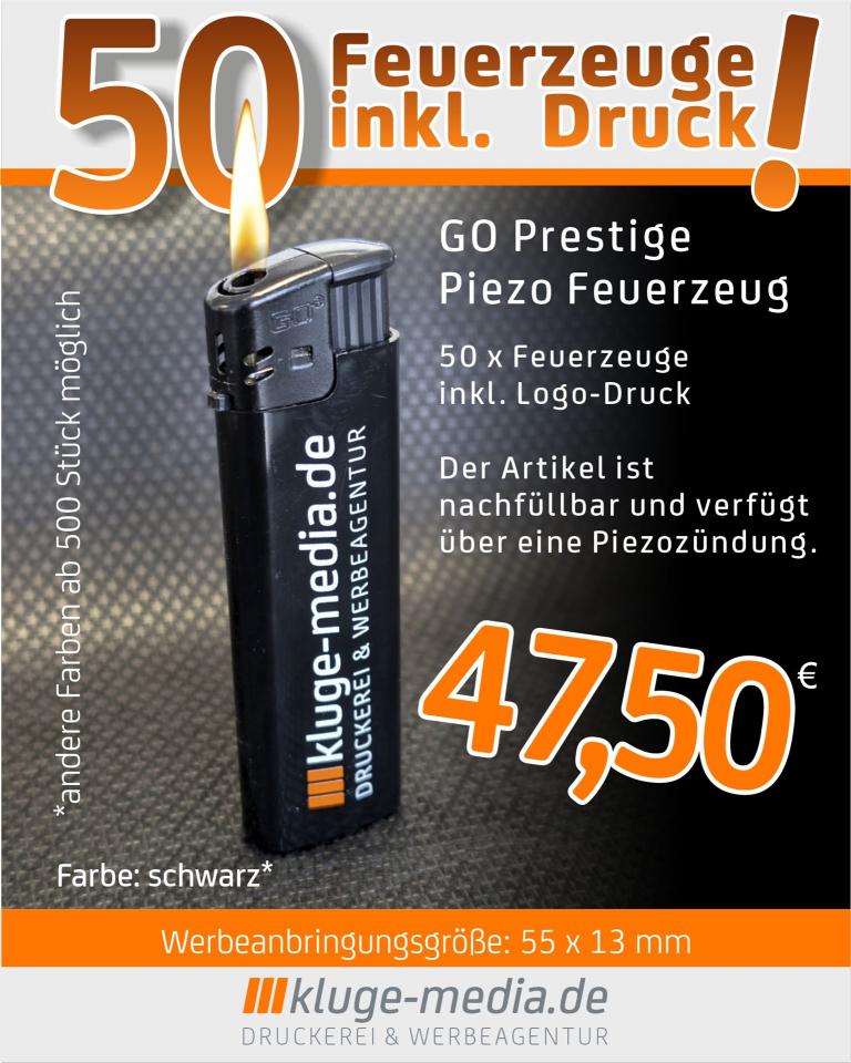 Feuerzeuge bedrucken