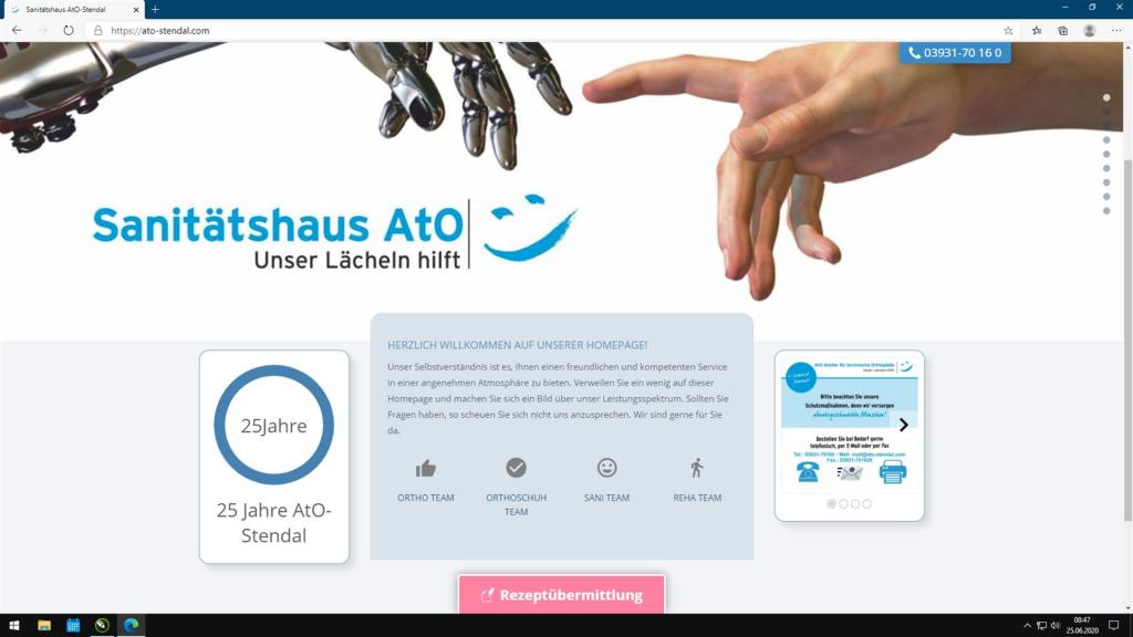 Homepage von Kluge Media