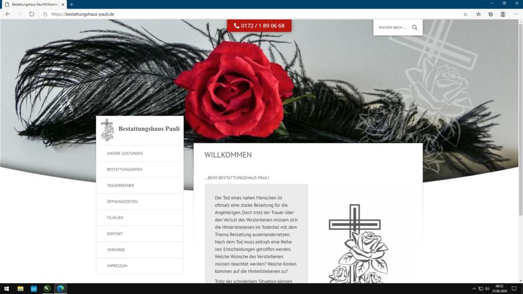 Homepage von Kluge media